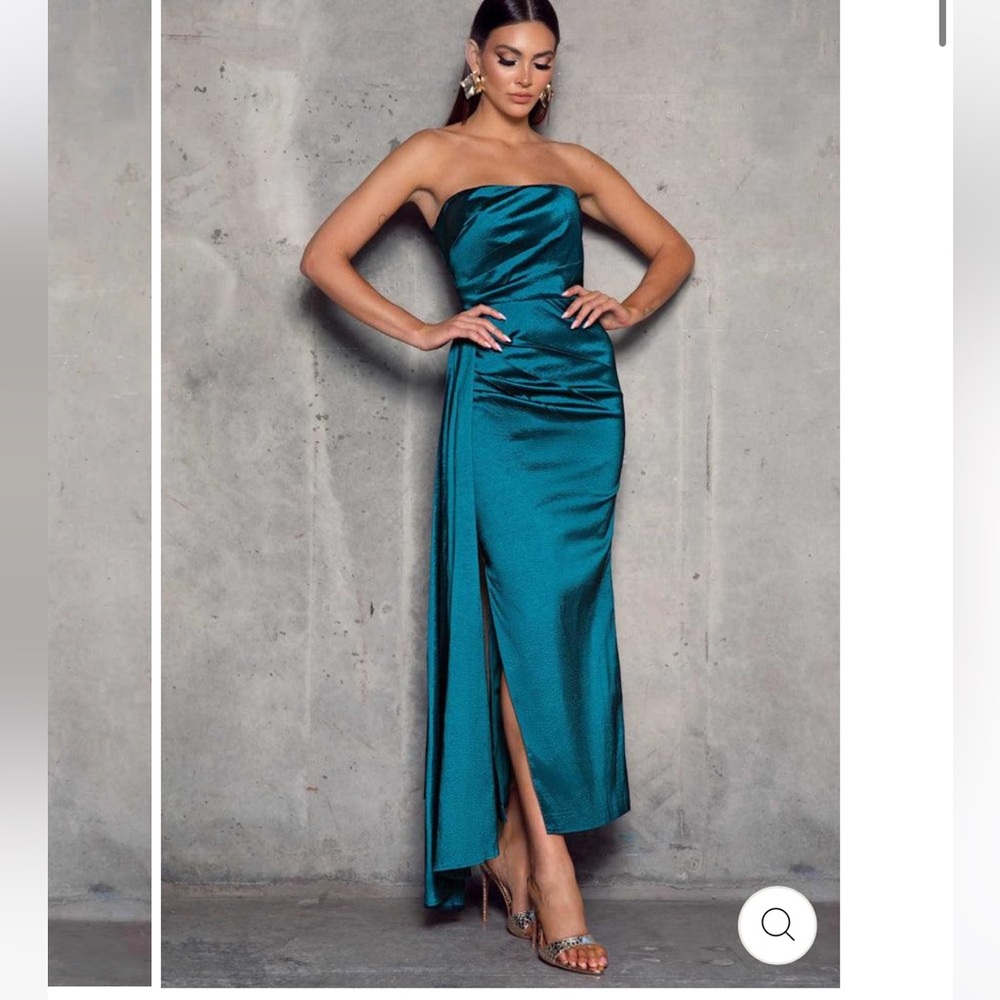 Emerald (teal) dress